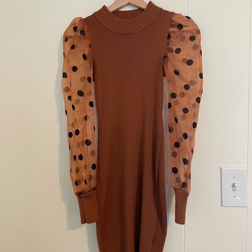 Brand: Drole de copine; Color; Brown; Size: S